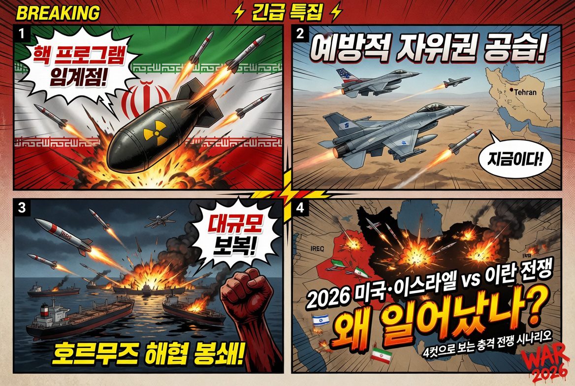2026 미국 이스라엘 이란 전쟁 이유: 핵 프로그램과 중동 패권 충돌