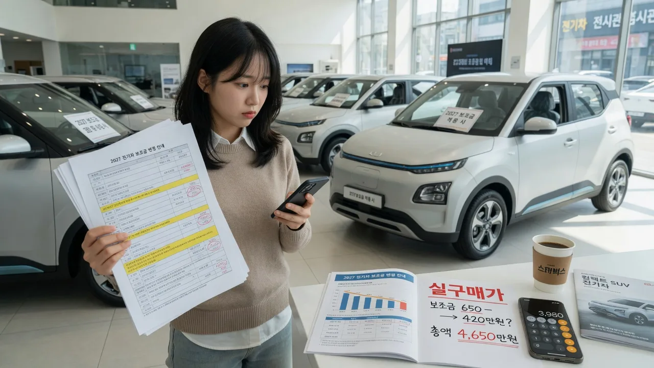 2027년 전기자동차 보조금, 내년에 사면 많이 줄어들까