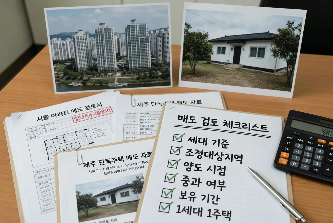 다주택자 양도세 중과, 서울·제주 주택 함께 보유하면 어떻게 판단할까